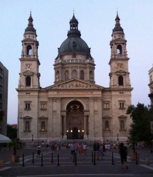 St. Stephens Basilica, one of the countless buildings in Budapest that make the Swan King of Bavaria look like a mouth-breathing waste of space.