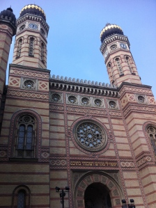 Part of the Dohány Street synagogue, the largest synagogue in Europe.