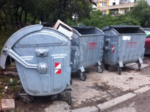 The charming trash bins that keep the Balkans clean